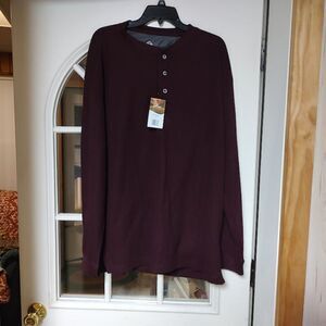 New Alpine Lakes Port Royal Long Sleeve Thermal Shirt Size Men's XXL